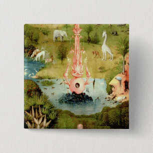 The Garden of Earthly Delights 15 Cm Square Badge