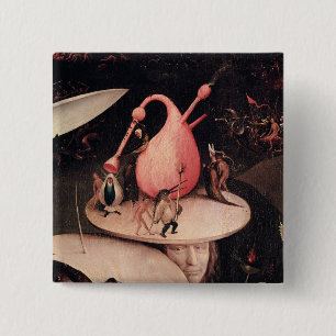 The Garden of Earthly Delights 2 15 Cm Square Badge