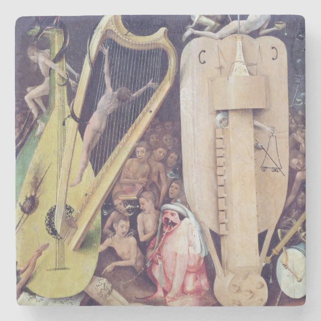 The Garden of Earthly Delights 2 Stone Coaster (Front)