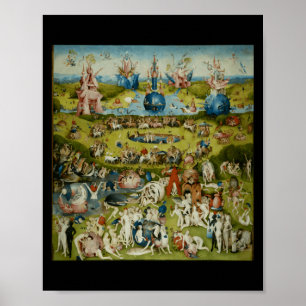 The Garden Of Earthly Delights By Hieronymus Bosch Poster