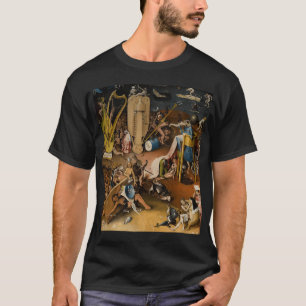 The Garden of Earthly Delights Famous Painting By T-Shirt