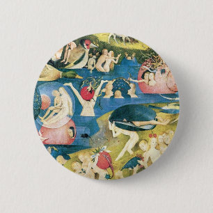The Garden Of Earthly Delights Hieronymus Bosch 6 Cm Round Badge