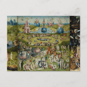 The Garden of Earthly Delights Hieronymus Bosch Postcard
