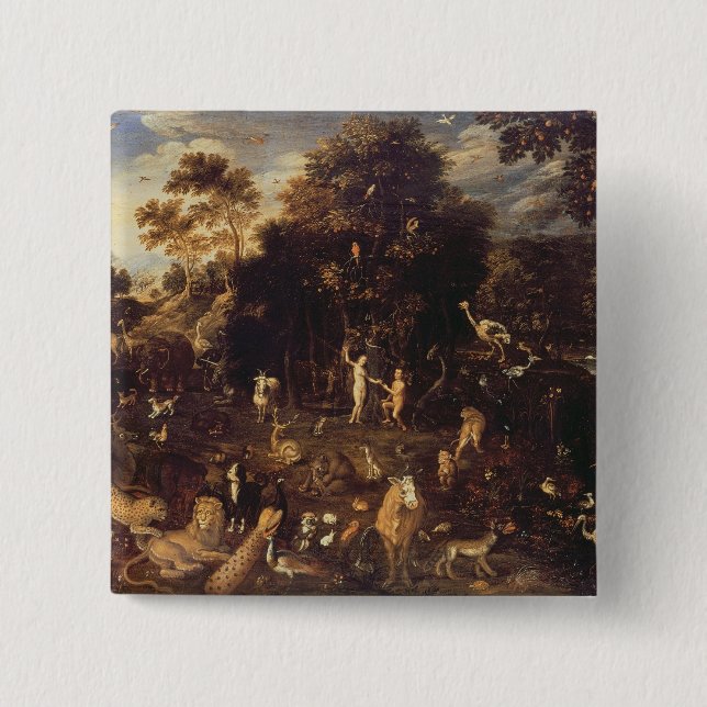 The Garden of Eden 15 Cm Square Badge (Front)