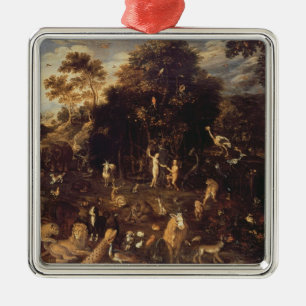 The Garden of Eden Metal Ornament