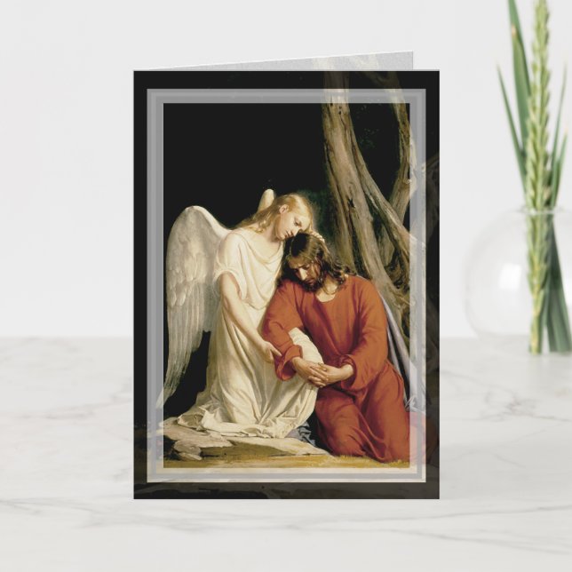 The Garden of Gethsemane (Luke 22:39-46) Card (Front)