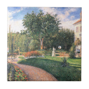 The Garden of Les Mathurins Camille Pissarro   Ceramic Tile