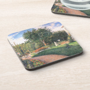 The Garden of Les Mathurins Camille Pissarro Coaster