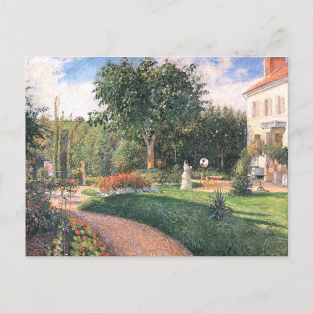 The Garden of Les Mathurins Camille Pissarro   Postcard (Front)