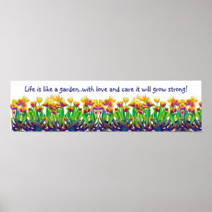 The Garden of Life Inspirational Print
