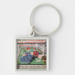 The Garden of Love Key Ring