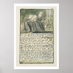 'The Garden of Love', plate 45 (Bentley 44) from ' Poster