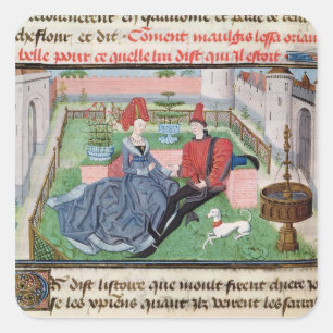 The Garden of Love Square Sticker