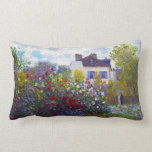 The Garden of Monet at Argenteuil Claude Monet Lumbar Cushion<br><div class="desc">The Garden of Monet at Argenteuil Claude Monet cool,  old,  master,  masterpiece,  fine,  retored,   impressionism,  paint,  painting,  vibrant,  saturated,  colour,   beautiful,  nice,  quality,  high,  resolution,  landscape,  scenery,   post,  decoration,  colours,  paris,  france,  renewed best,  seller,  colourful, cheap</div>