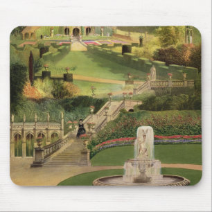 The Garden on the Hill Side, Castle Combe, from 'T Mouse Pad