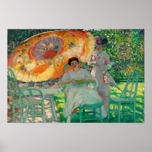 The Garden Parasol Poster