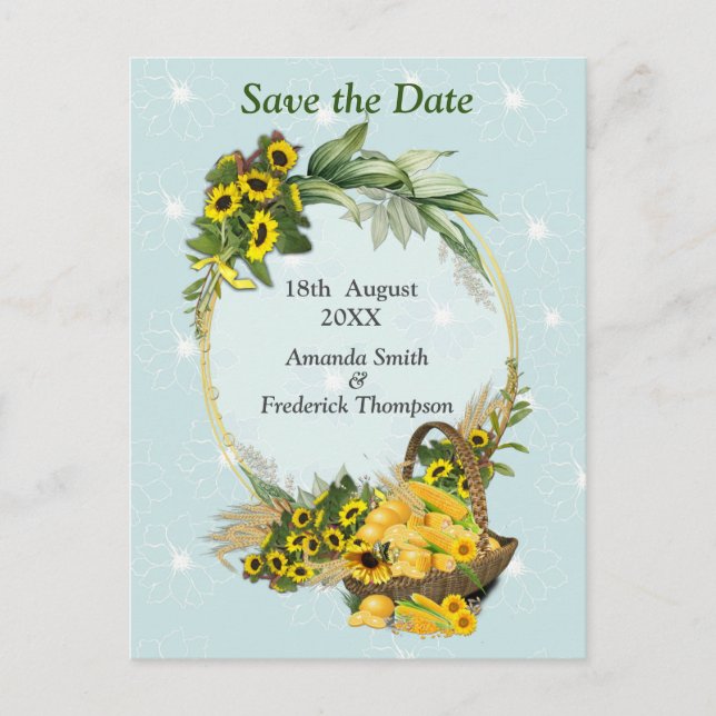 The Garden Party Announcement Postcard (Front)