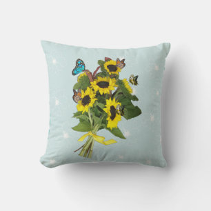 The Garden Party Poster Throw Pillow