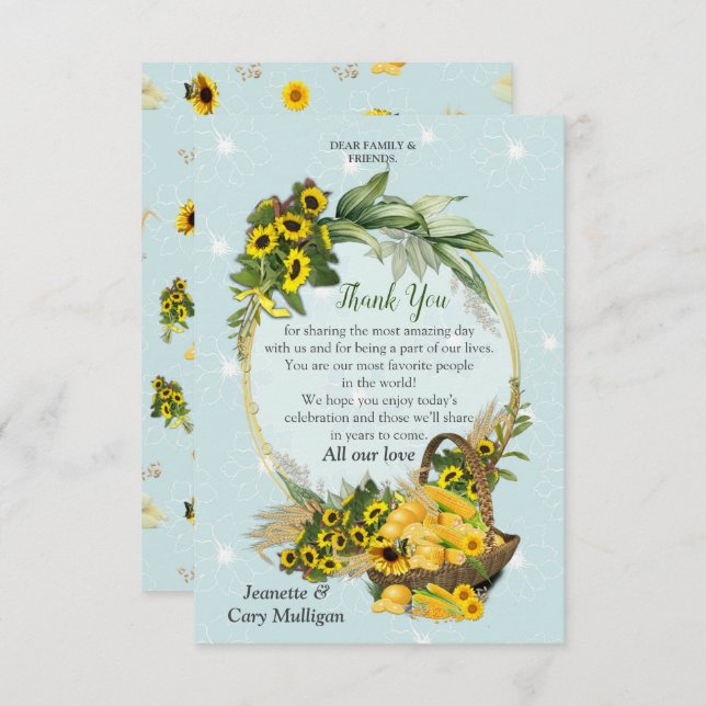 The Garden Party RSVP Card (Front/Back)