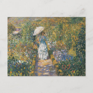 The Garden Path   Frederick Carl Frieseke Postcard