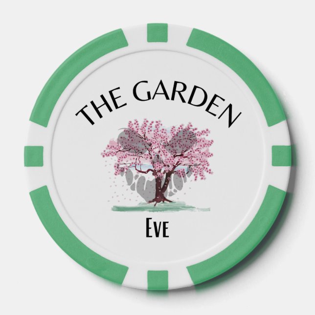 The Garden Poker Chips (Front)