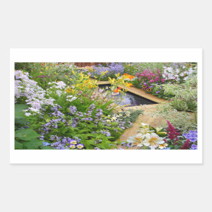 THE GARDEN POND ~ Rectangle Sticker