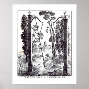 The Garden Swing at Rambouillet, from 'Details des Poster