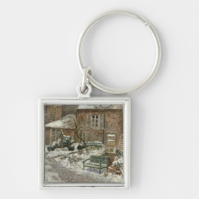 The Garden under Snow, 1909 Key Ring (Front)