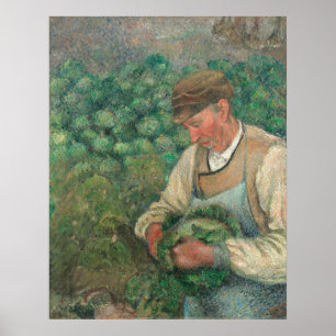 The Gardener - Camille Pissarro Fine Art Poster