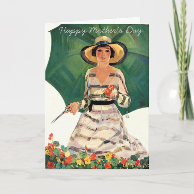 The Gardener Floral Happy Mothers Day Card (Front)