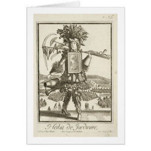 The Gardener's Costume, illustration from the 'Dic