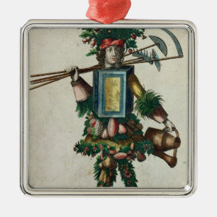 The Gardener's Costume Metal Tree Decoration