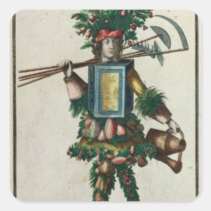 The Gardener's Costume Square Sticker