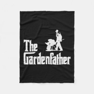 The Gardenfather Funny Movie Pun Fathers Day Men Fleece Blanket