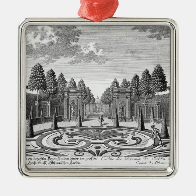 The gardens of Count Althan, Vienna, from 'Vorstel Metal Ornament (Front)