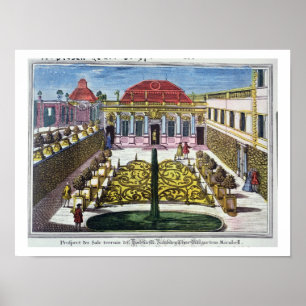 The Gardens of the Mirabelle Park, Salzburg, Austr Poster