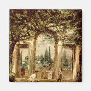 The Gardens of the Villa Medici in Rome Magnet