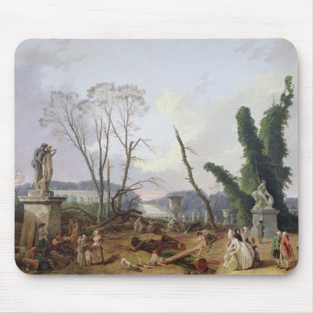 The Gardens of Versailles Mouse Pad (Front)