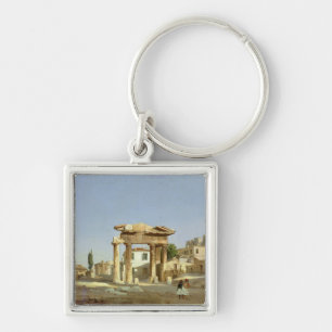 The Gate of Agora in Athens, 1843 Key Ring