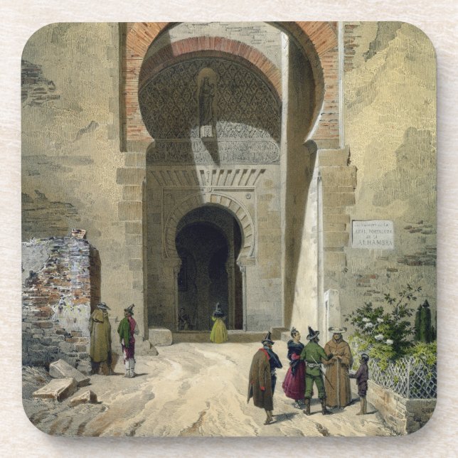 The Gate of Justice, entrance to the Alhambra, Gra Coaster (Front)