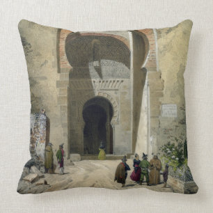 The Gate of Justice, entrance to the Alhambra, Gra Cushion