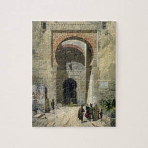 The Gate of Justice, entrance to the Alhambra, Gra Jigsaw Puzzle