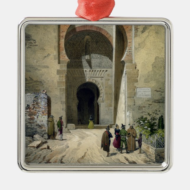 The Gate of Justice, entrance to the Alhambra, Gra Metal Ornament (Front)