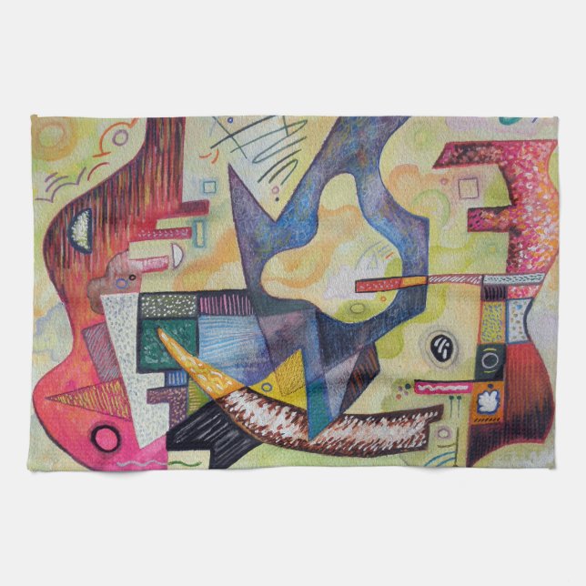 The Gates of Malta Tea Towel (Horizontal)