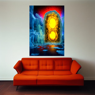 The gateway to the other side AI Art Poster