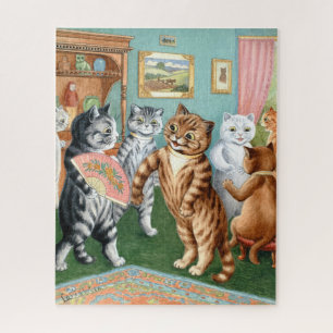 The Gathering by Louis Wain Jigsaw Puzzle
