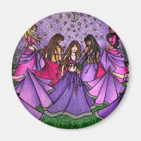 The Gathering of Belly Dancers in Purple