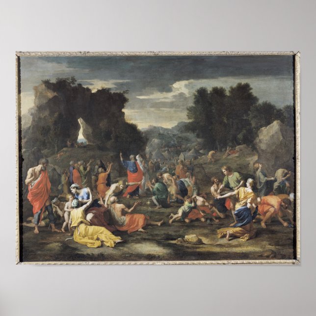 The Gathering of Manna, c.1637-9 Poster (Front)
