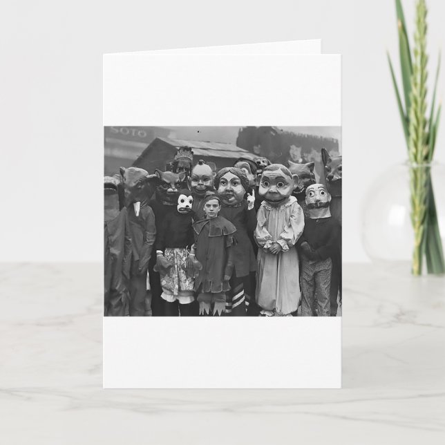 The Gathering on Halloween Card (Front)