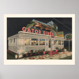 The Gator Diner Print